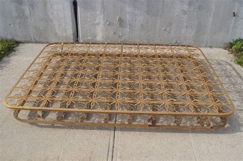 vintage metal box springs|vintage metal coil bed spring.